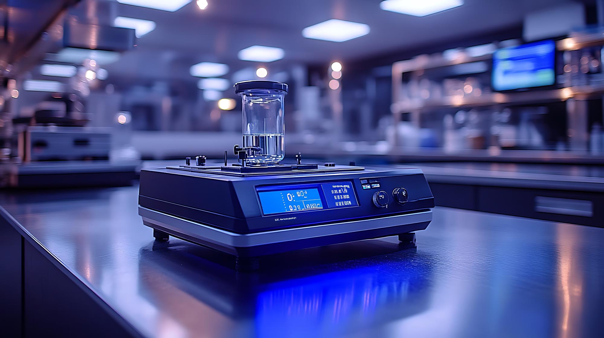 proces ważenia składników w laboratorium